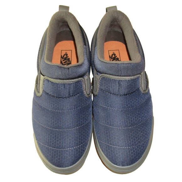 Vans Men's Slip On Mid Cozy Mesh Parisian Night Blue Sneaker Shoes Sizes NIB - Picture 3 of 7